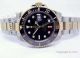 Rolex Submariner Black Face Replica 2 Tone Watch_th.jpg